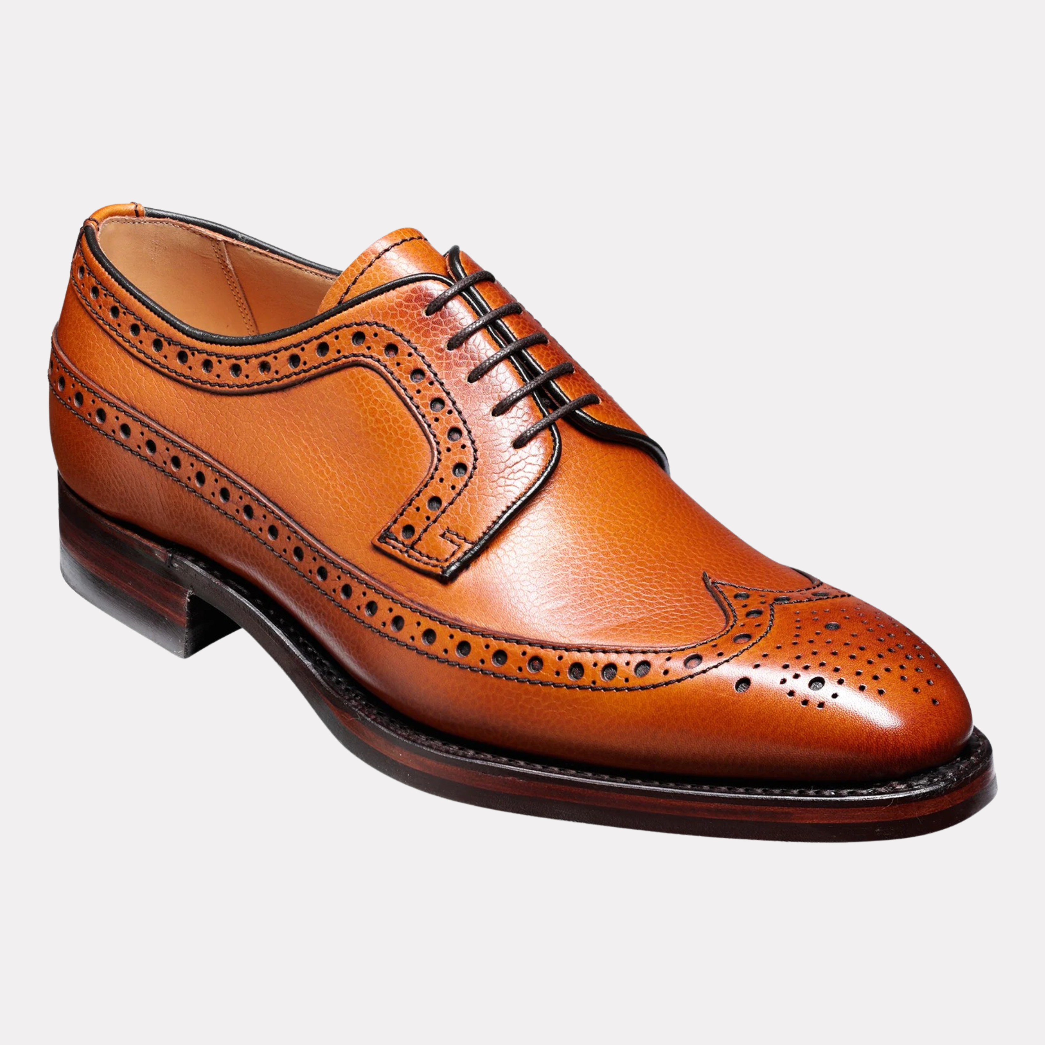 Men’s Calvay Cedar Grain leather shoe