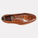 Hand-painted Brown Valiant men’s shoe
