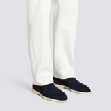 Men's Blue Suede Loafer | Stylish and Comfortable Casual Footwear