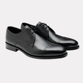 Handmade Ealing Black Calf shoe
