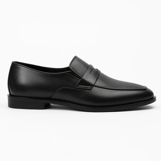 Black Leather Penny Loafers for Men – The Perfect Blend of Style, Comfort & Craftsmanship | Hawkin Shoes