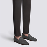Men's grey suede Carlo loafer