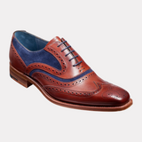 Mcclean - Rosewood Calf  Navy Suede