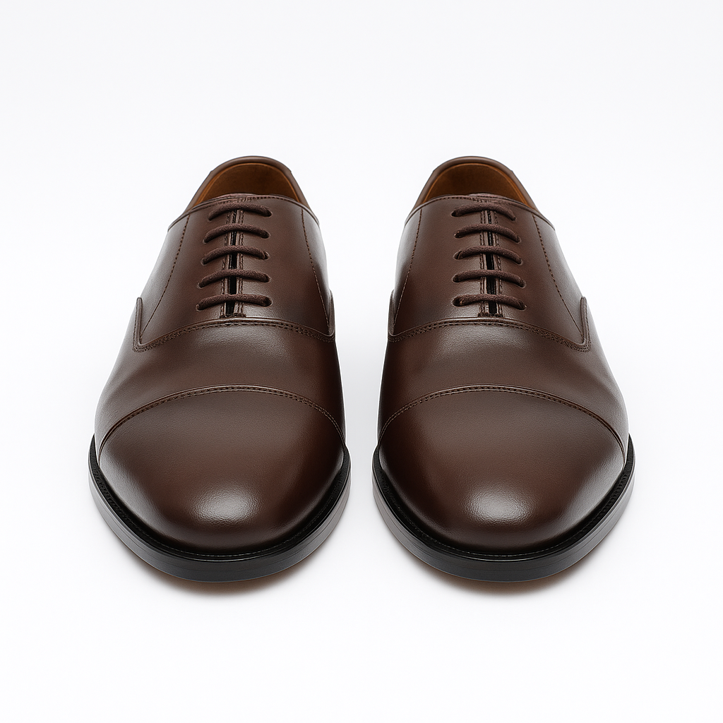 Brown Leather Oxford Shoes