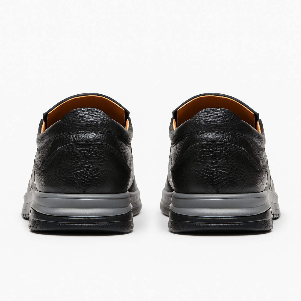 Men’s Medicated Comfort Leather Slip-On Shoes