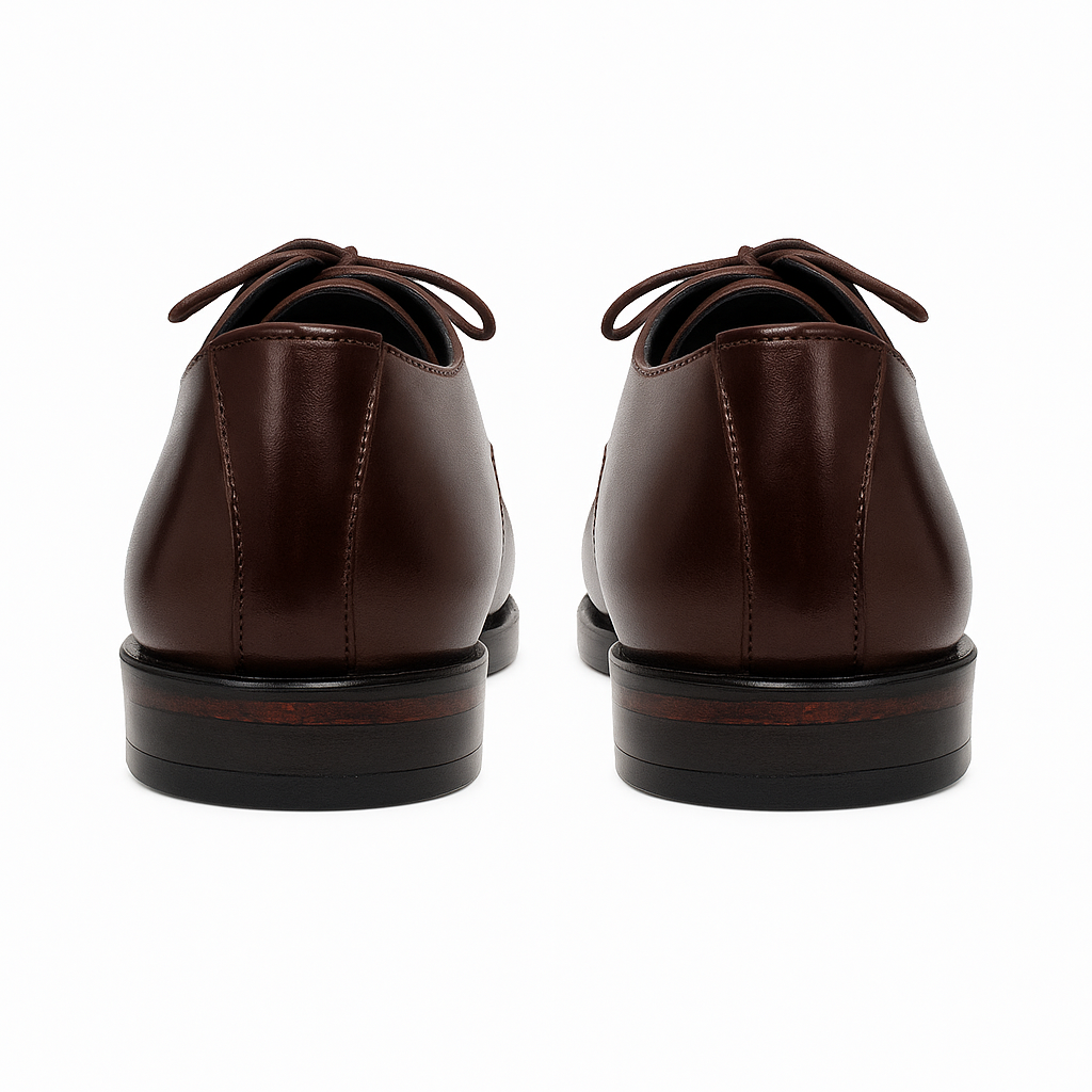 Brown Leather Oxford Shoes