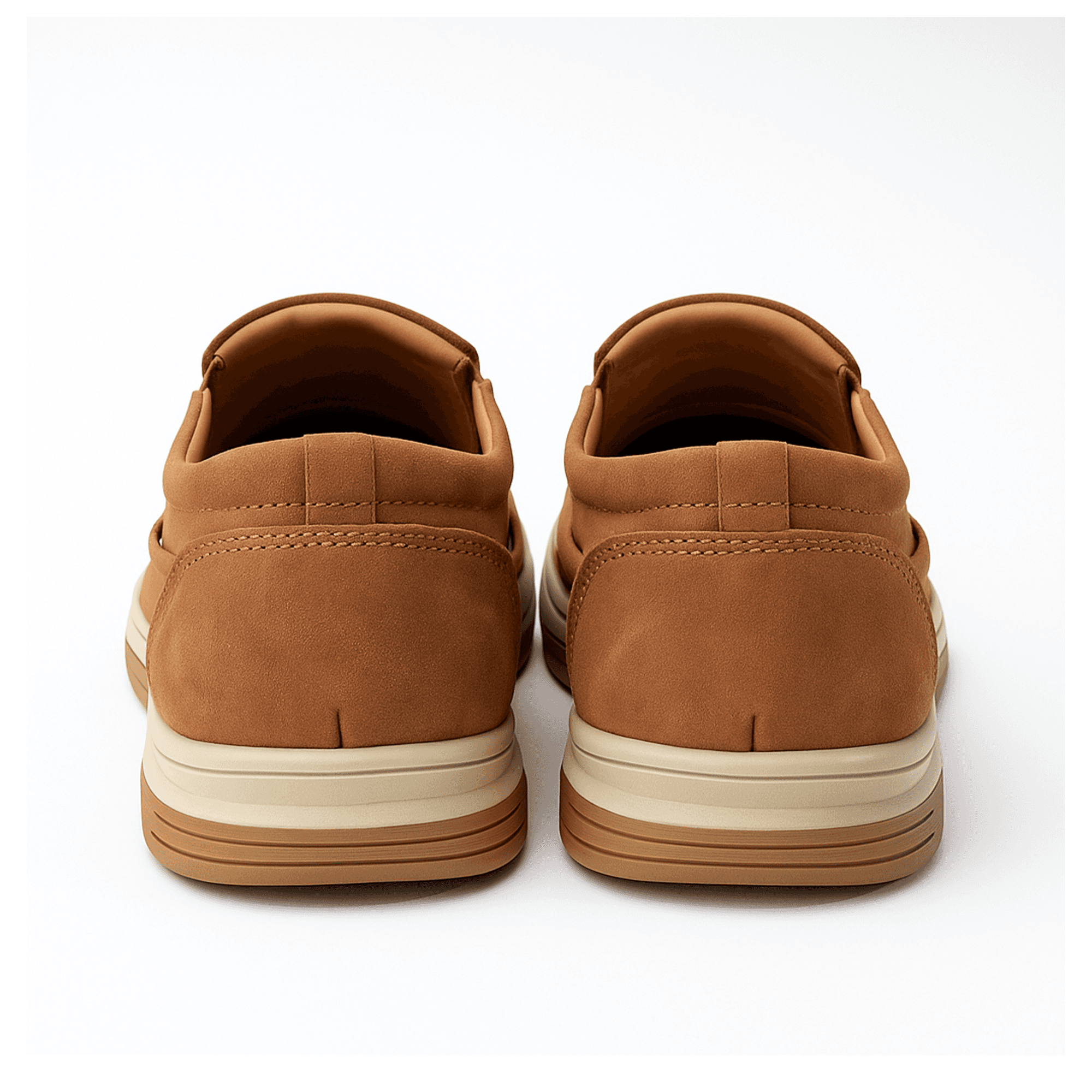 Comfortable Slip-On Leather Shoes | Casual Brown 