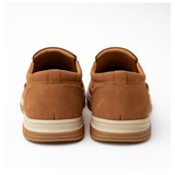 Comfortable Slip-On Leather Shoes | Casual Brown 