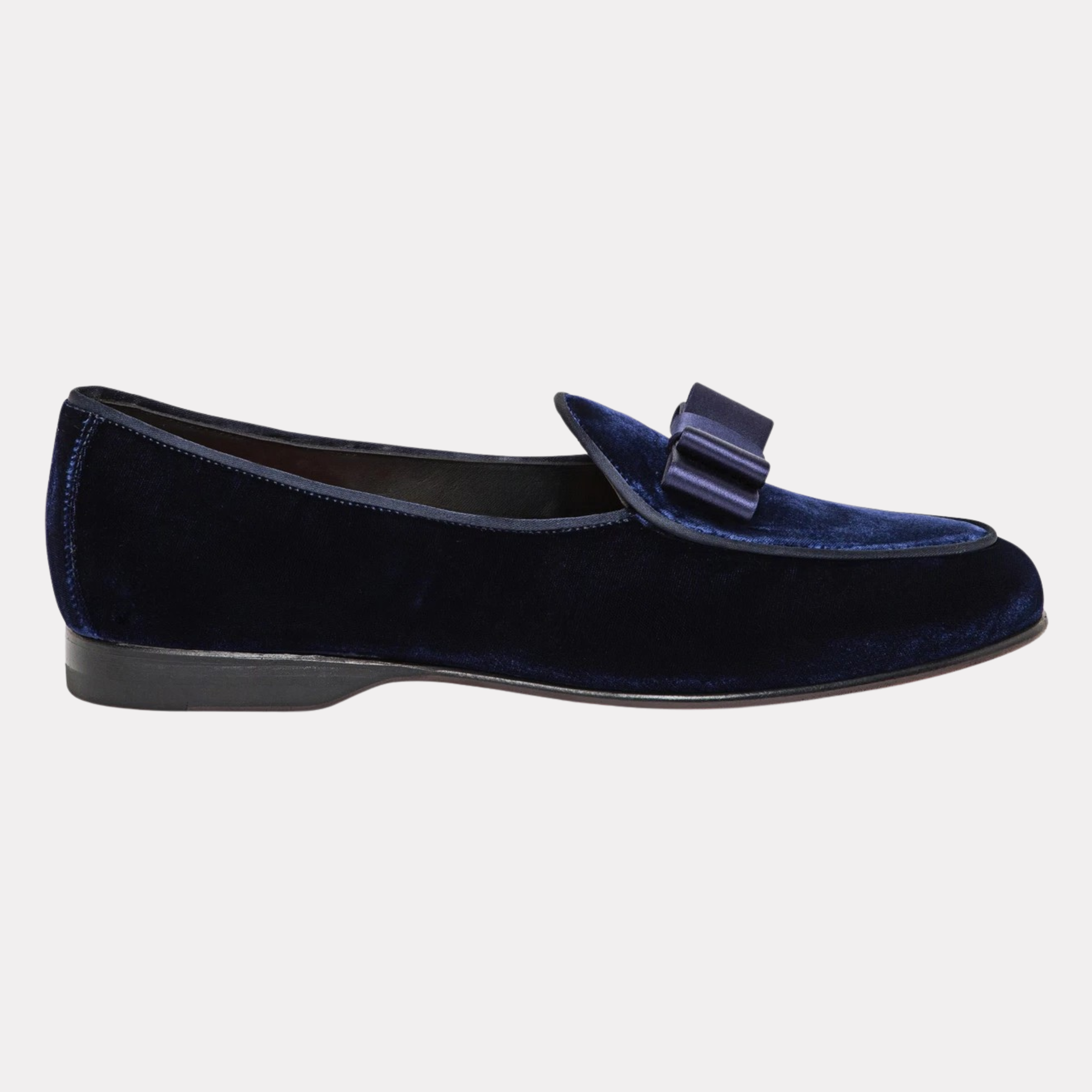 Men's blue velvet Andrea loafer