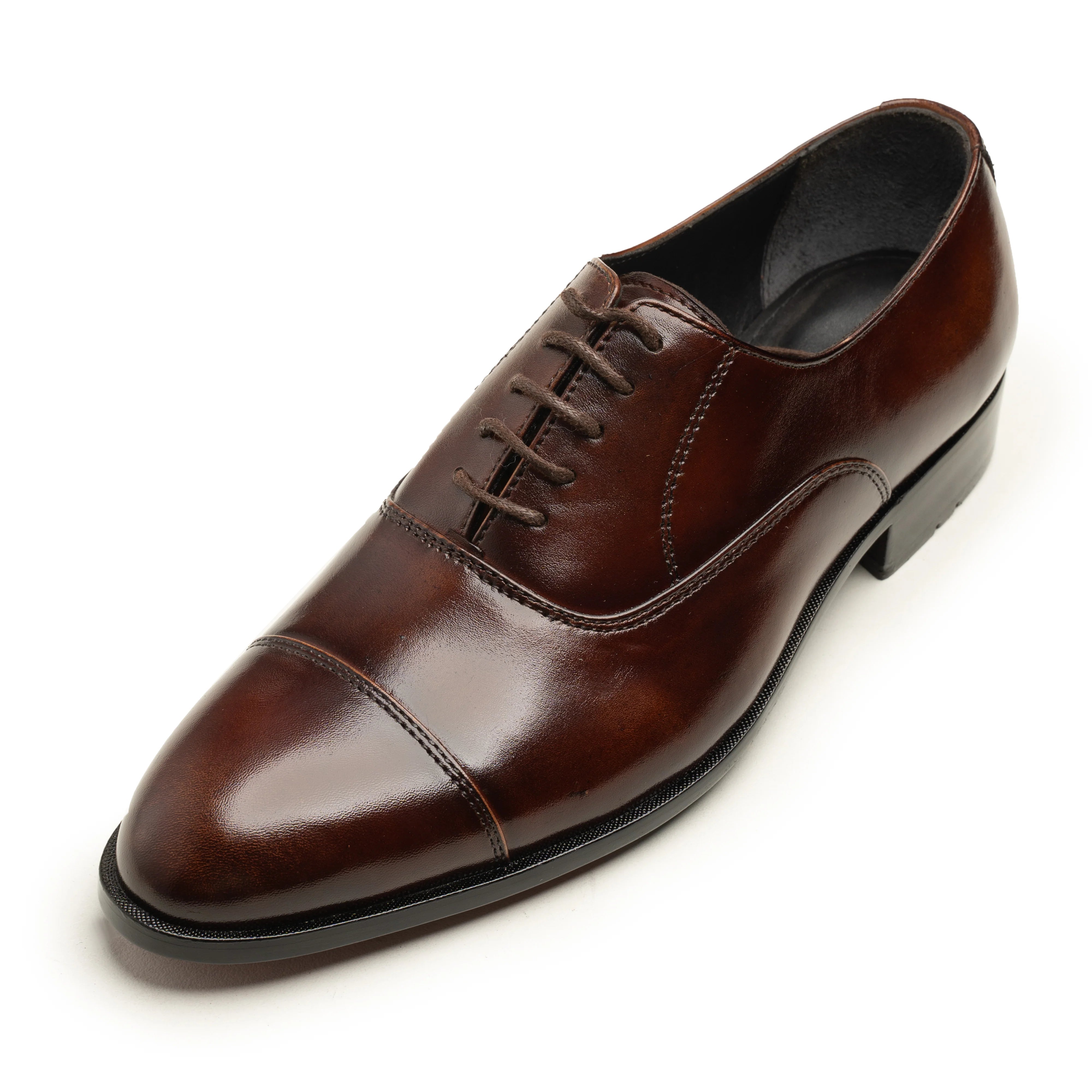 Brown Leather Oxford Shoes